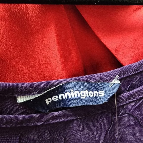 Penningtons Purple Sleeveless Top Size 5X - Picture 6 of 8